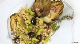 Salata de anghinare cu alac